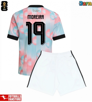 Belgien Diego Moreira #19 Bortatröja Barn VM 2026 Kortärmad (+ Korta byxor)